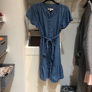 Loft chambray dress